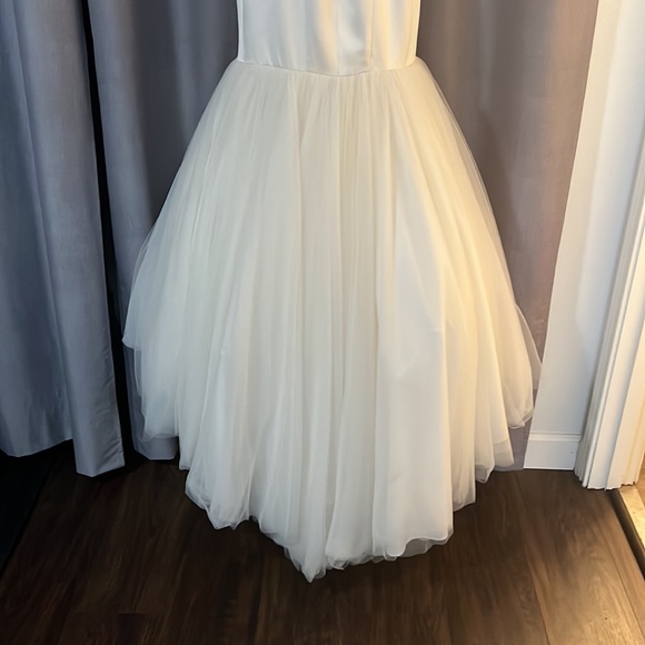 Sherri Hill Off the Shoulder Sweetheart Prom/Wedding Dress - Picture 7 of 13